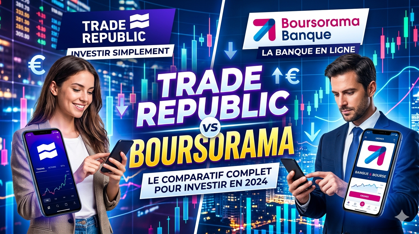 Trade Republic vs Boursorama (BoursoBank) : quelle plateforme choisir en 2026 ?