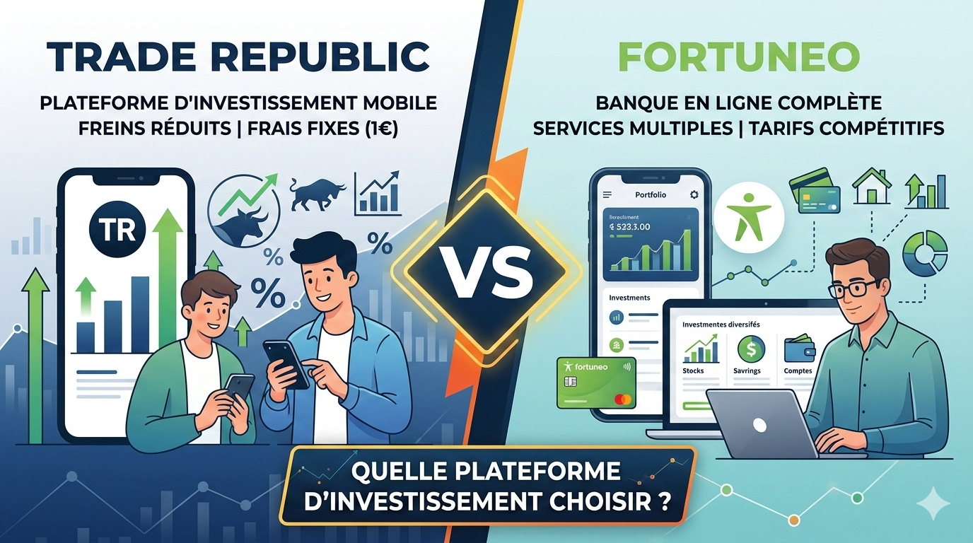 Trade Republic vs Fortuneo : quel courtier choisir pour investir en bourse ?