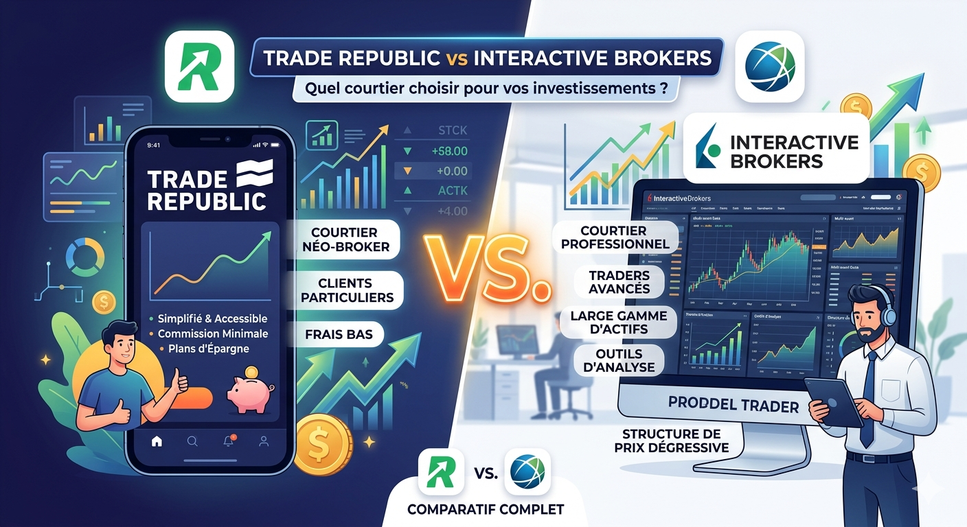 Trade Republic et Interactive Brokers : quel courtier choisir en 2026 ?
