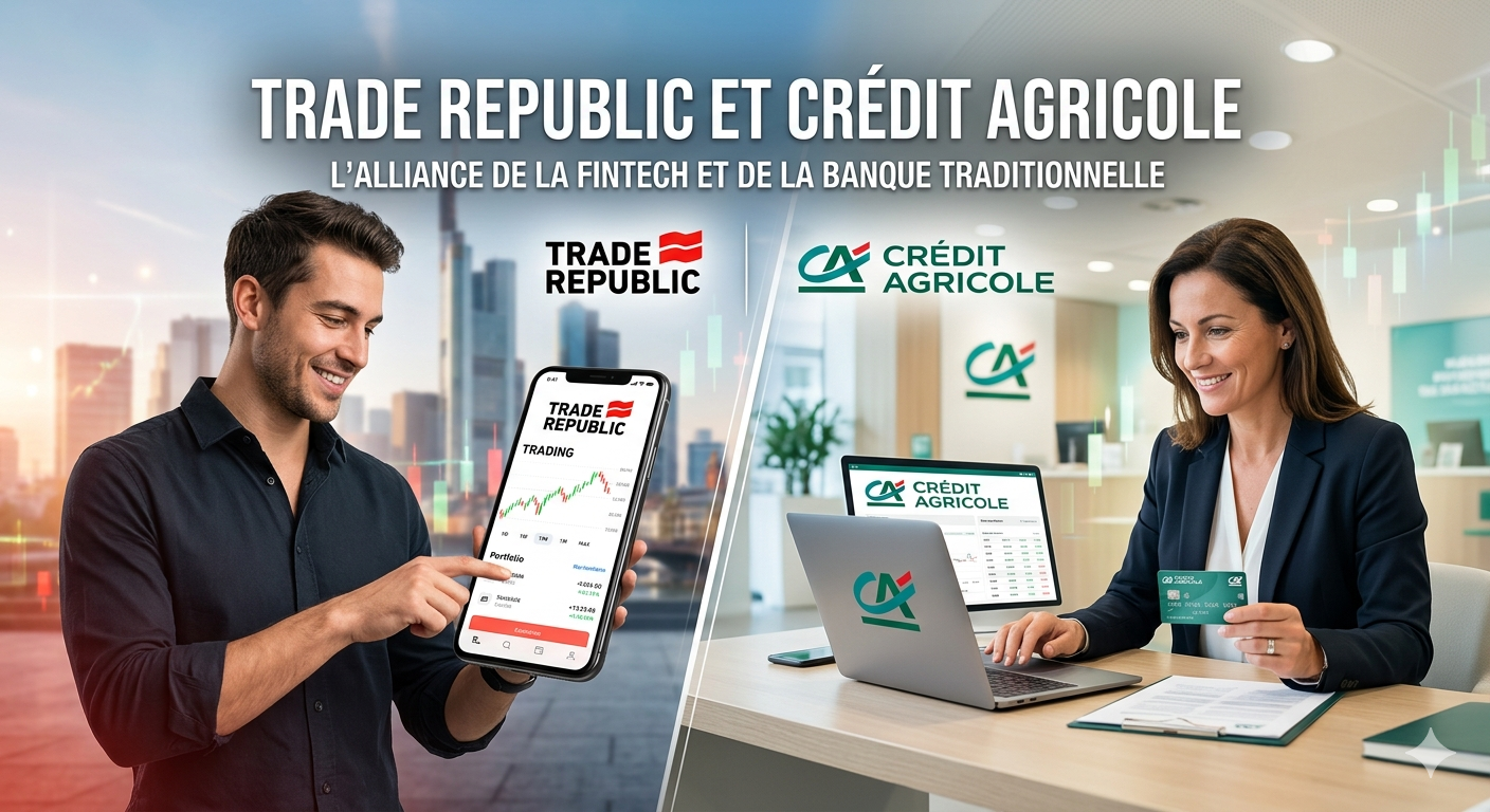 Trade Republic et Crédit Agricole : deux visions opposées de l’investissement en 2026