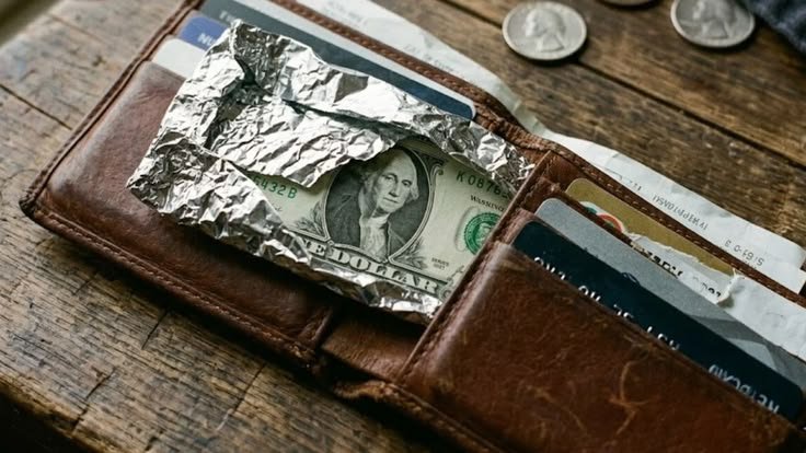 Papier aluminium pour protéger sa carte bancaire
