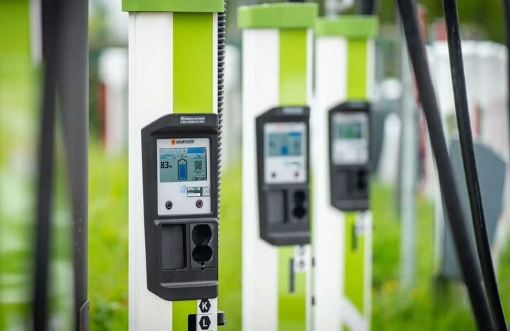 Borne de recharge avec paiement par carte bancaire